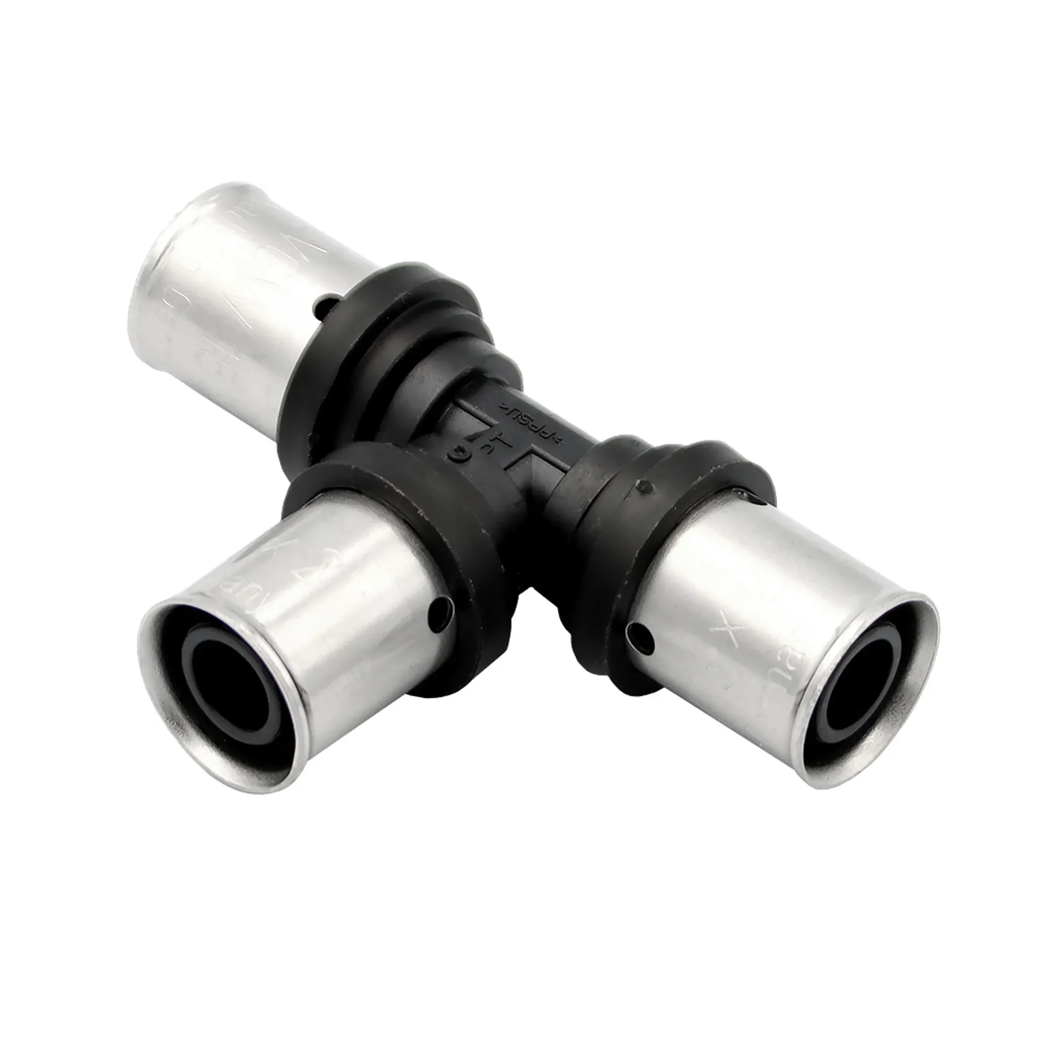 Pipetec Press-T-Stück PPSU 16 × 2 mm – allseitig gleich